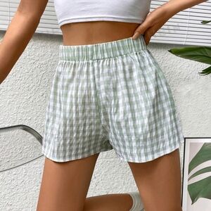 Gingham Shorts M